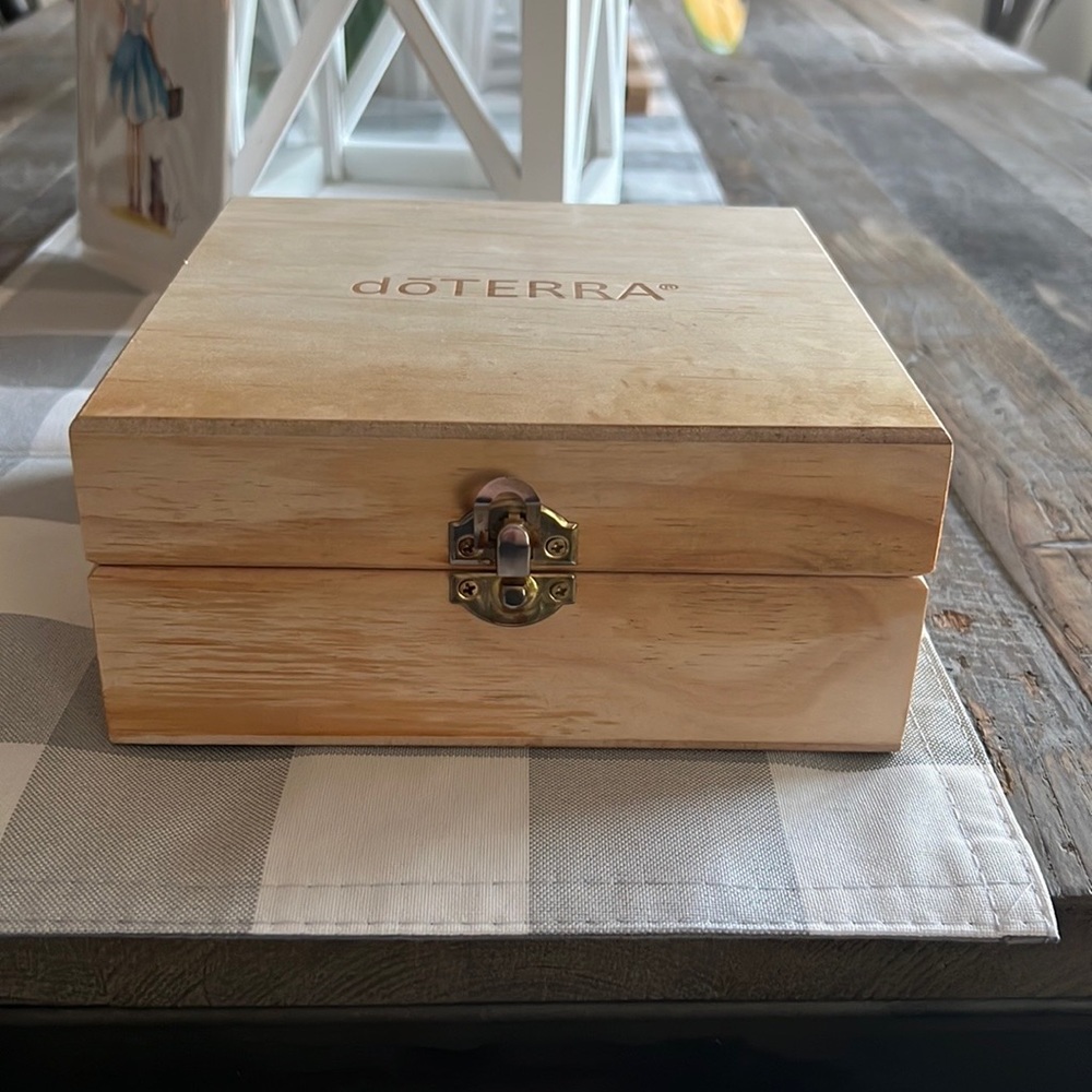 DoTerra Wooden Storage Box - Picture 3 of 4